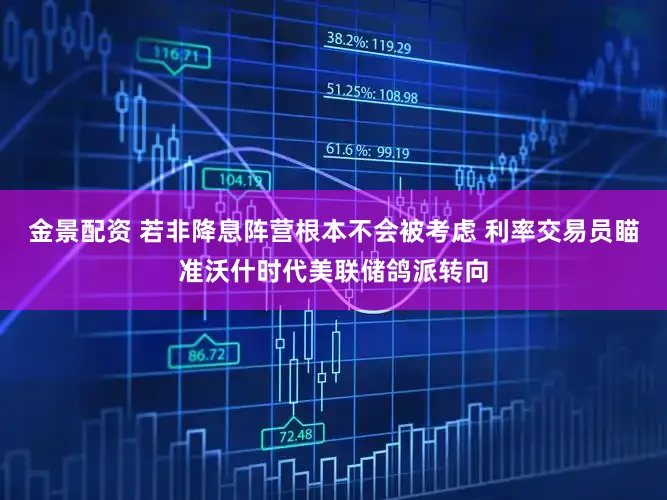 金景配资 若非降息阵营根本不会被考虑 利率交易员瞄准沃什时代美联储鸽派转向