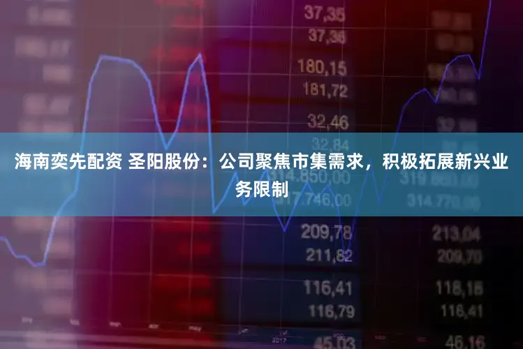 海南奕先配资 圣阳股份：公司聚焦市集需求，积极拓展新兴业务限制