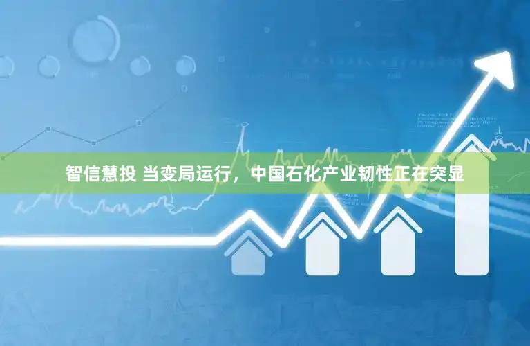 智信慧投 当变局运行，中国石化产业韧性正在突显